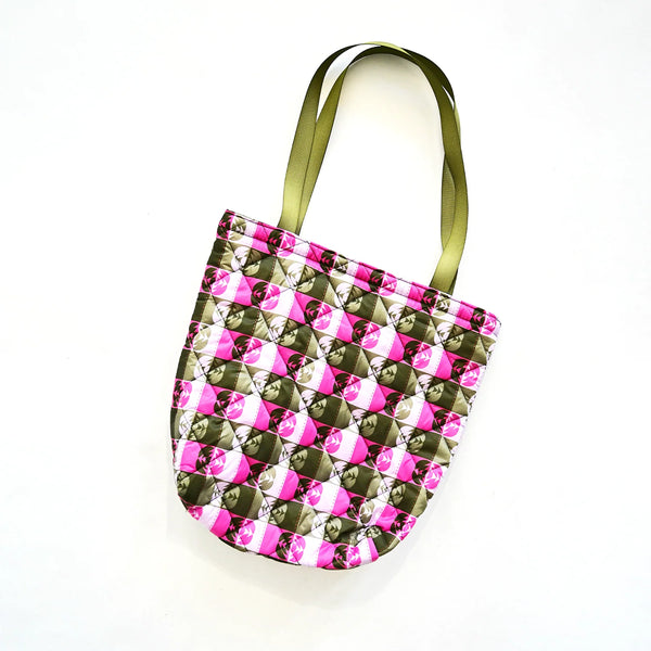 Puffer Tote in Cabbage