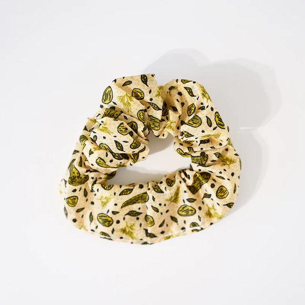 Scrunchie in Cream Color Pop Pickles