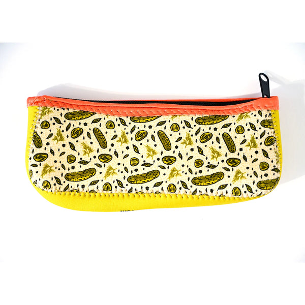 Eyeglass Pouch & Cloth in Color Pop Pickles