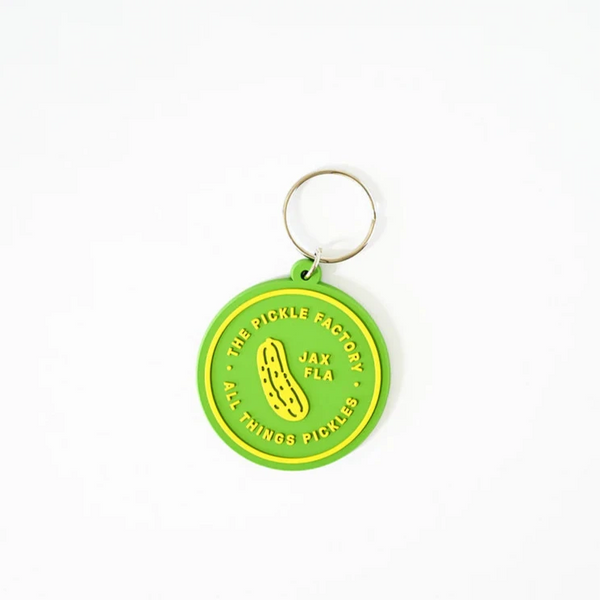 TPF Green Round Keychain