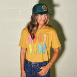 Crop Top in Color Pop Pickles