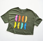 Crop Top in Color Pop Pickles
