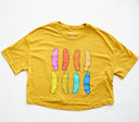 Crop Top in Color Pop Pickles