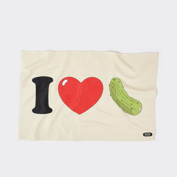 I Heart Pickles Kitchen Towel