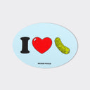 I Heart Pickles Magnet