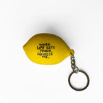 Lemon Stress Ball Keychain