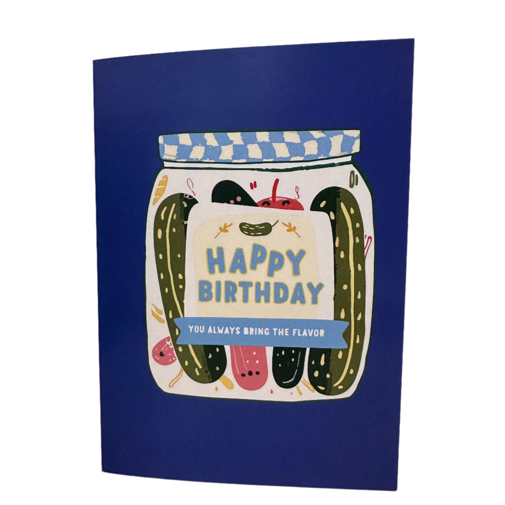 Happy Birthday Pickle Jar Card