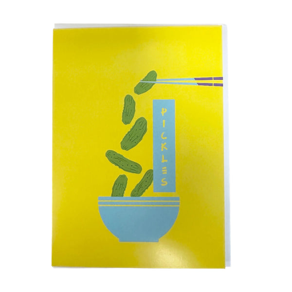 Chopstick Pickles Card