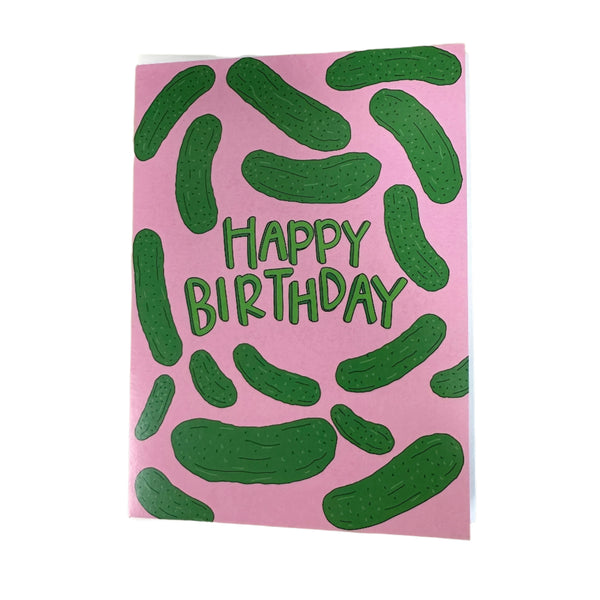 Happy Birthday Pickles Card