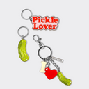 I Love Pickles Keychain