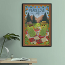 "Peace Love and Pickles" Poster