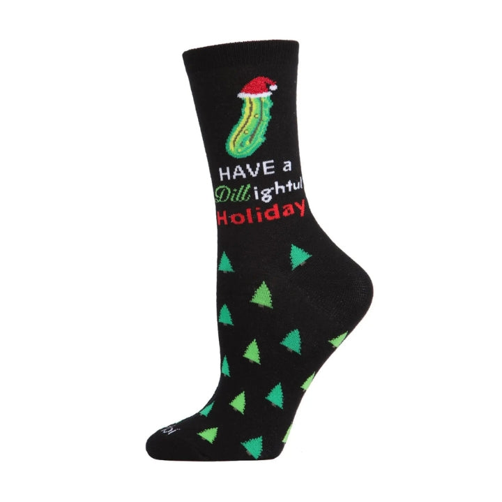 Dill-Ightful Holiday Crew Socks