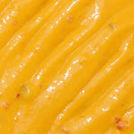 Close-up of Salsa Con Queso dip with a smooth and creamy texture.