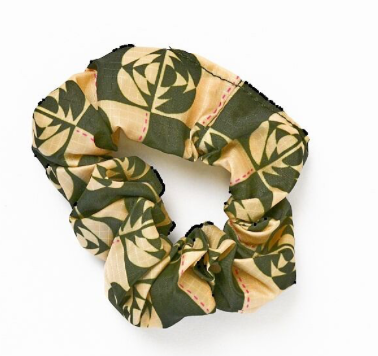 Green Cabbage Scrunchie