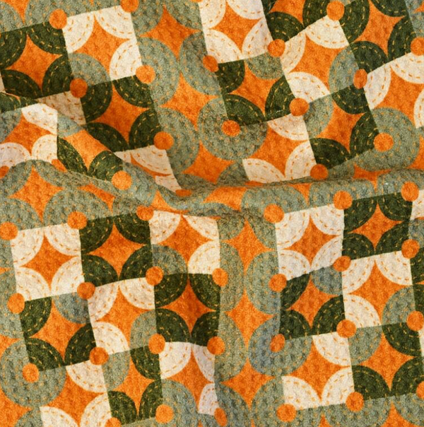 Tea Towel in Olives