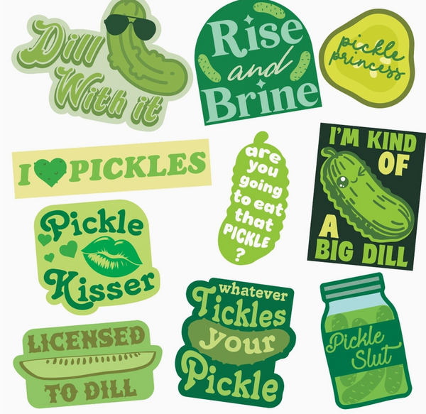 Assorted Pickle Stickers