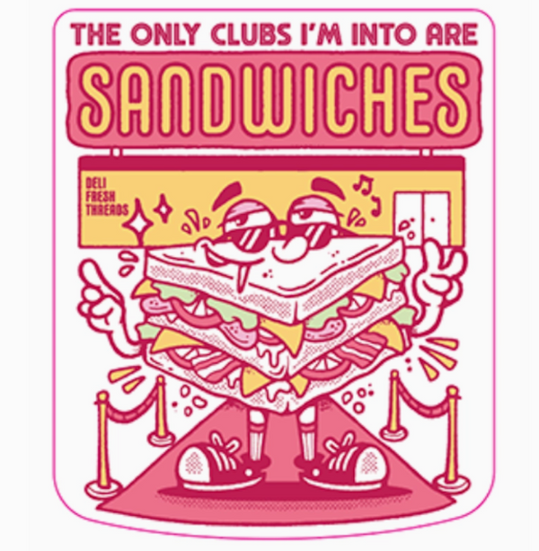 Club Sandwich Sticker