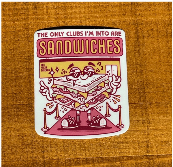 Club Sandwich Sticker
