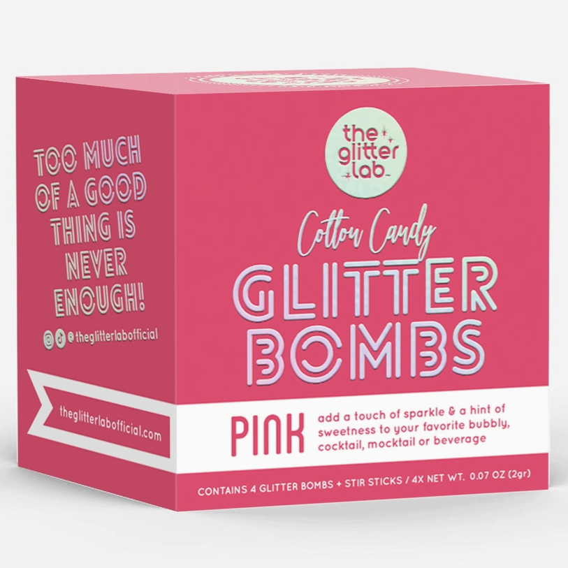 Cotton Candy Glitter Bombs