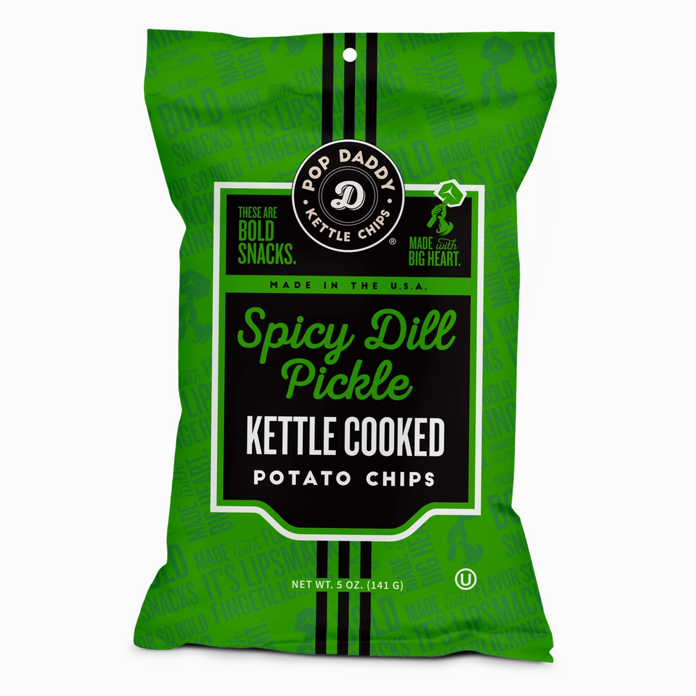 Spicy Dill Pickle Chips 5oz.