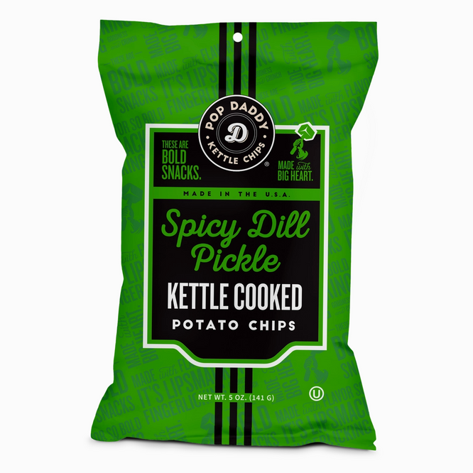 Spicy Dill Pickle Chips 5oz.
