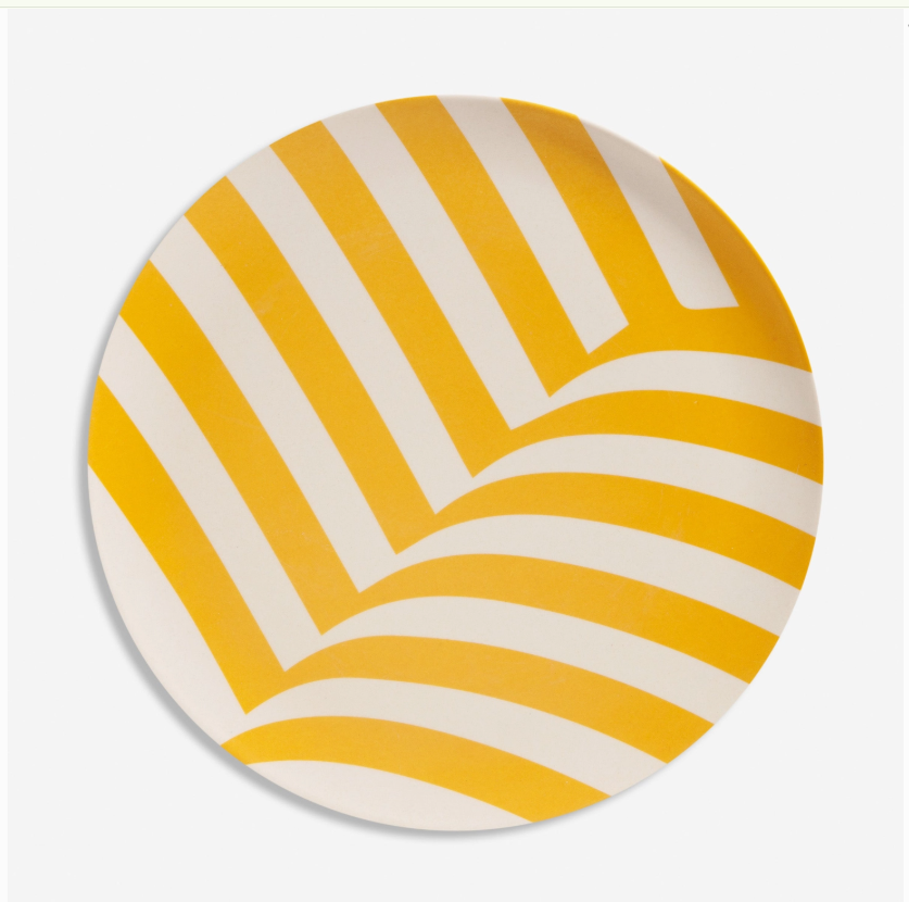 Bamboo Dinner Plate Set  in Grid