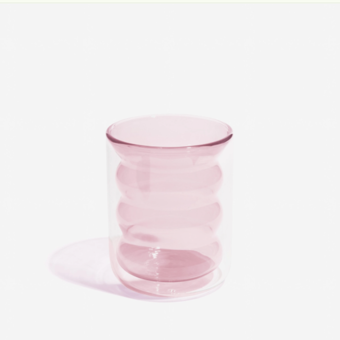 Double Wall Groovy Cup in Blue