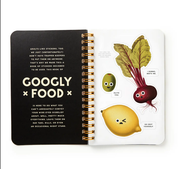 Googly Food Sticker Book