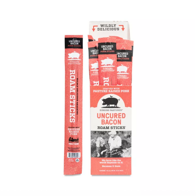 Pasture-Raised Uncured Bacon Meat Stick