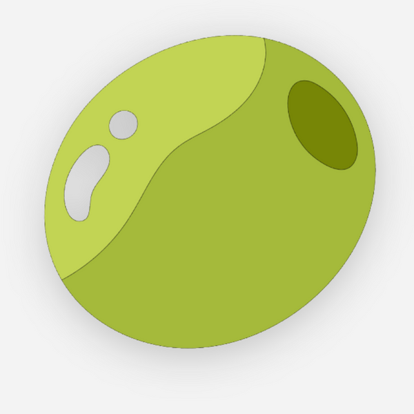 Olive Acrylic Pin