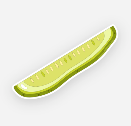 Pickle Spear Sticker