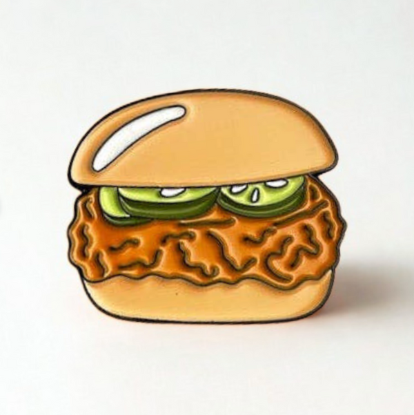 Chicken Sandwich Enamel Pin