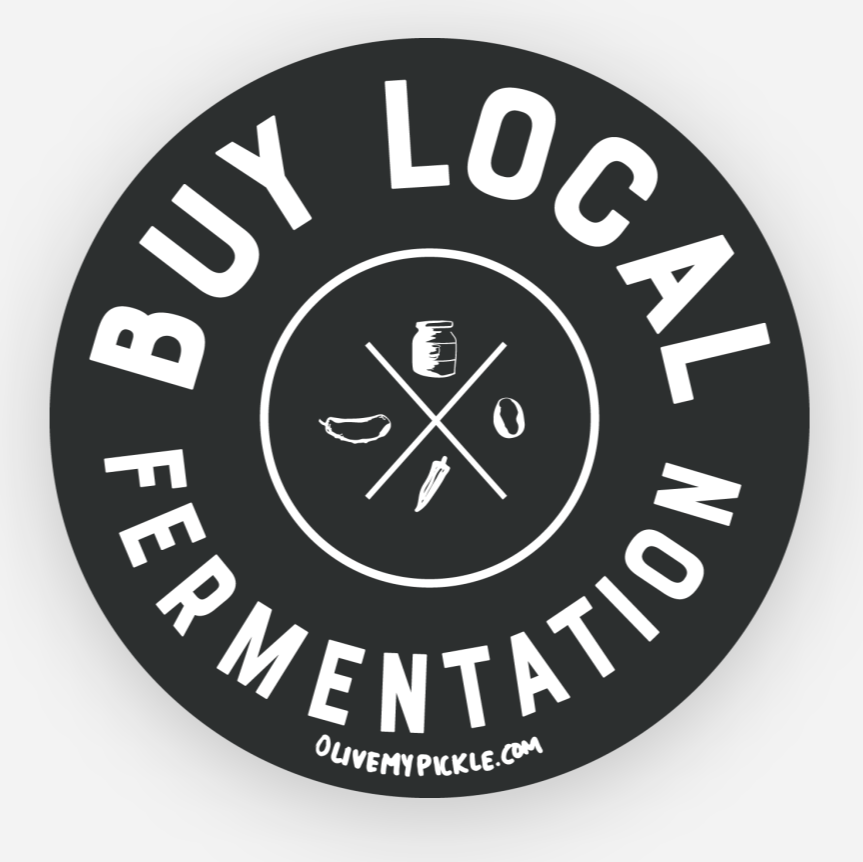 Buy Local Fermentation Circle Sticker