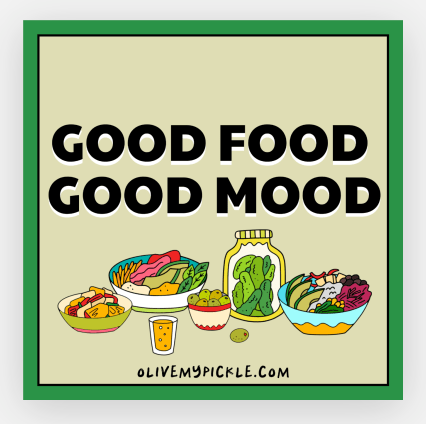 Good Food Good Mood Magnet