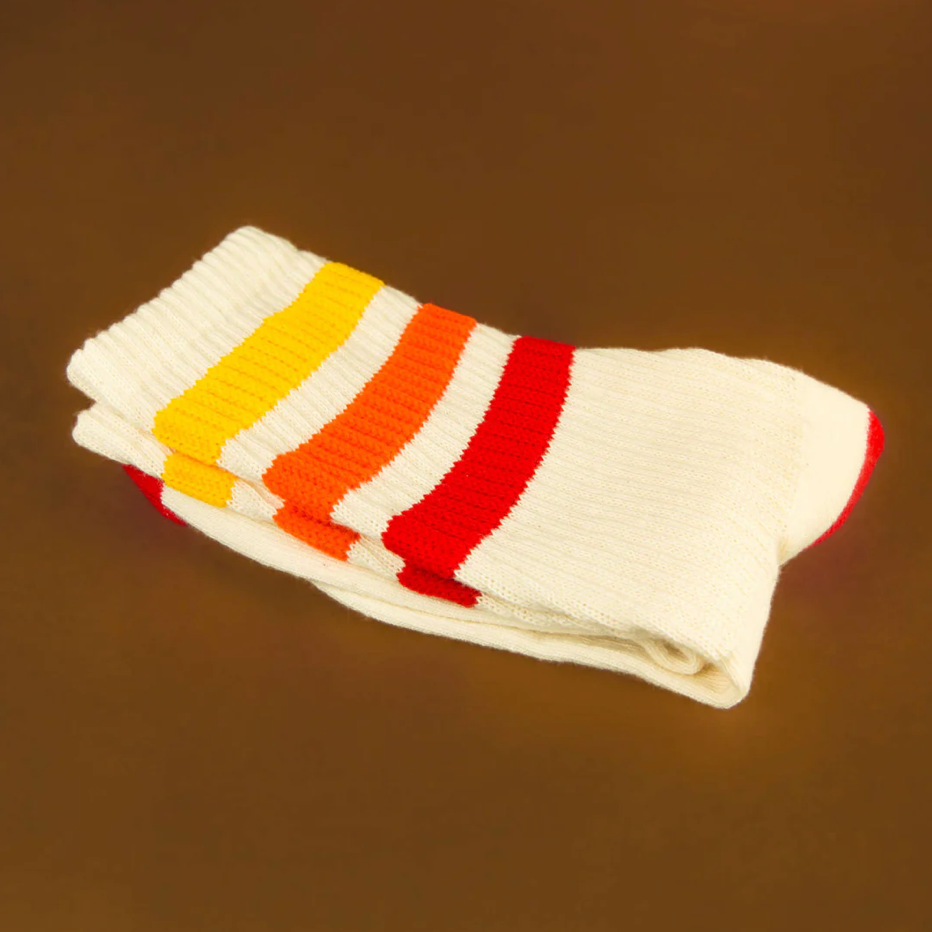 Retro Socks in Orange