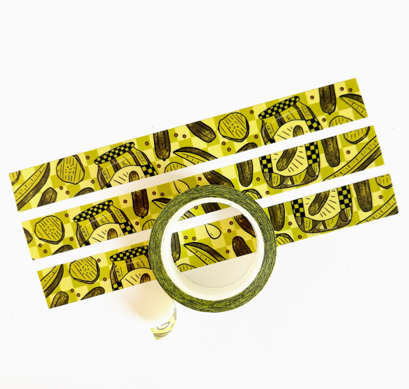 Pickle Pattern Washi Tape