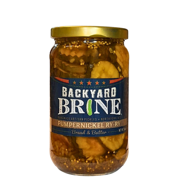 Pumpernickel Ry-Ry Bread & Butter Pickles