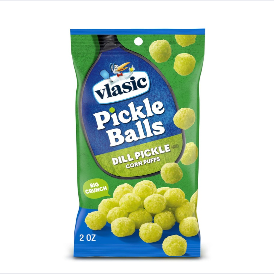 Vlasic Factory Vlasic Pickle Balls Dill Pickle Corn Puffs