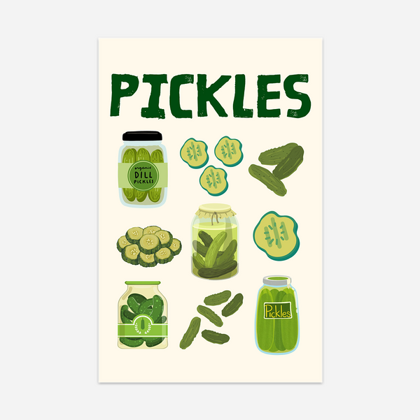 Pickle Shapes Poster