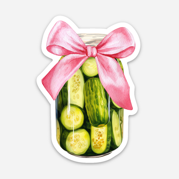 Pickle Bow Jar Sticker