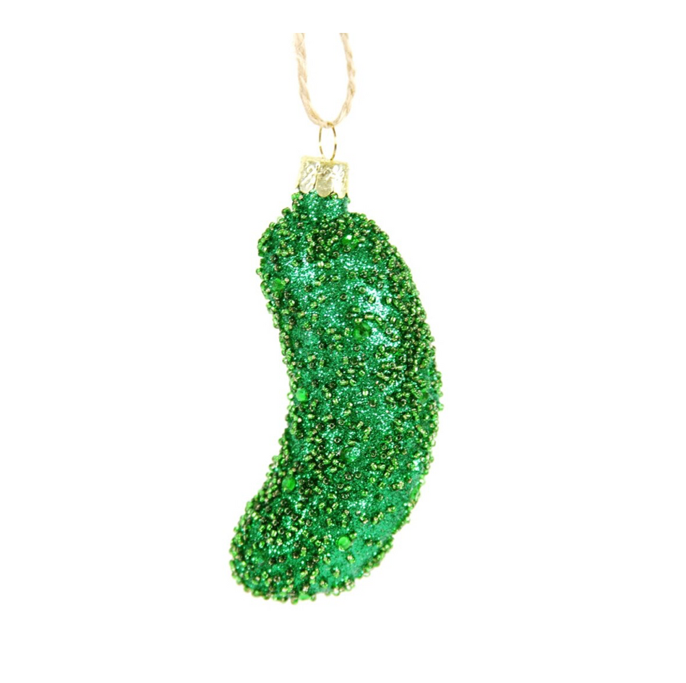 Jeweled Pickle Ornament