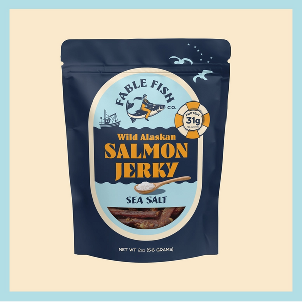 Sea Salt Wild Alaskan Sockeye Salmon Jerky