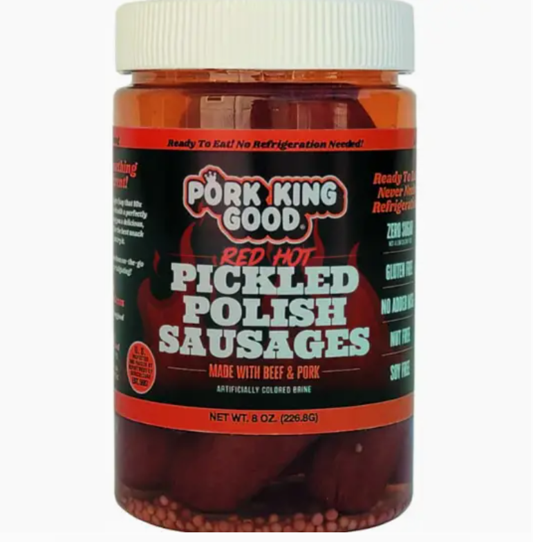 Red Hot Pickled Polish Sausage