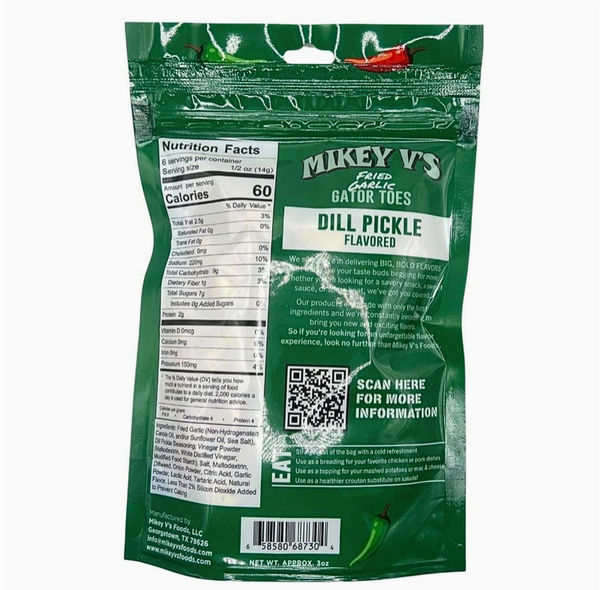 Gator Toes (Deep Fried Garlic) - Dill Pickle