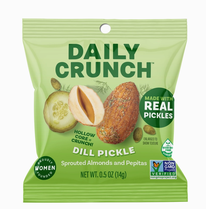 Dill Pickle Sprouted Almonds & Pepitas 0.5oz