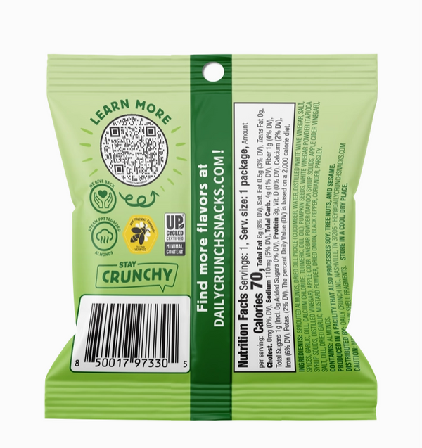 Dill Pickle Sprouted Almonds & Pepitas 0.5oz