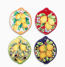 Set of 4 Lemon Tile Coasters