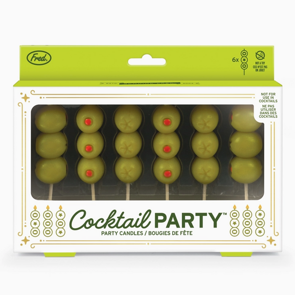 Cocktail Party Olive Candles