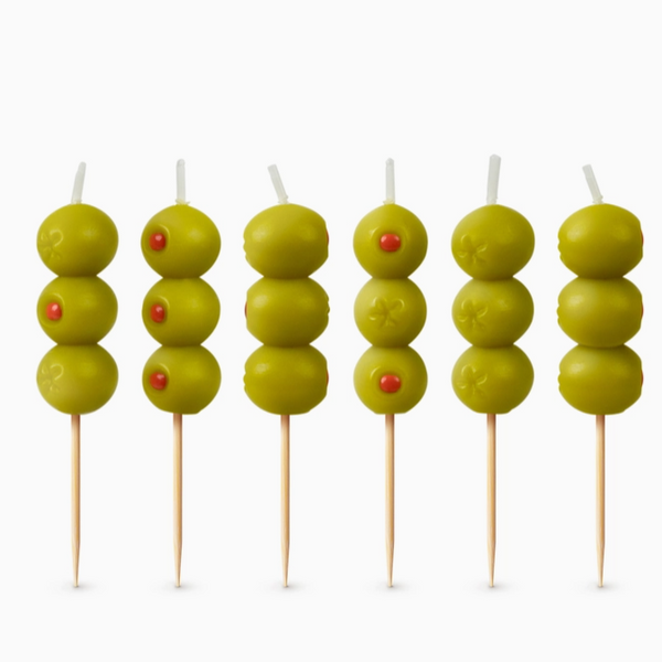 Cocktail Party Olive Candles
