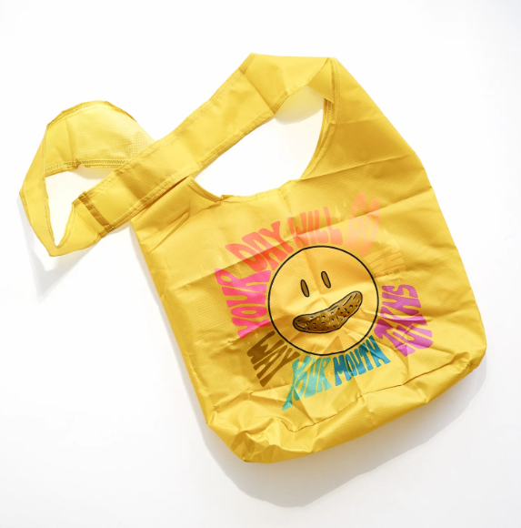 Tuck n Toss Bag "Your Day Will Go The Way Your Mouth Turns"